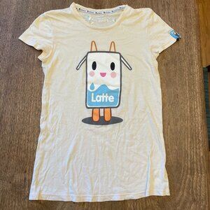 Rare VTG Tokidoki Women's Shirt Size Small - Adorable Latte and Ciao Ciao Shirt